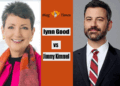 lynn Good and Jimmy Kimmel