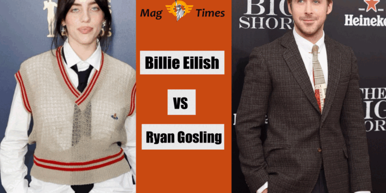 Billie Eilish and Ryan Gosling