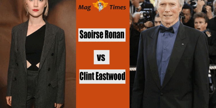 Saoirse Ronan and Clint Eastwood