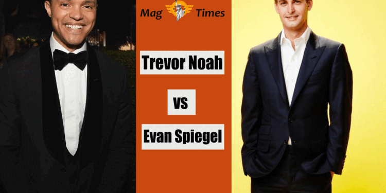 Trevor Noah and Evan Spiegel