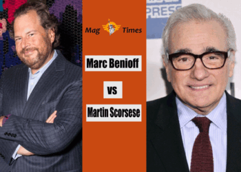 Marc Benioff and Martin Scorsese