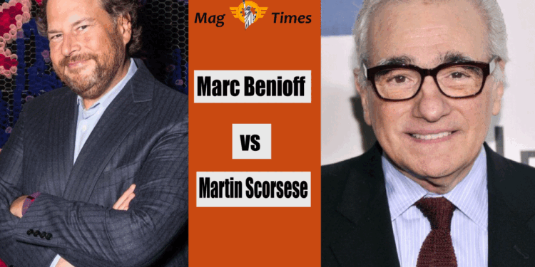 Marc Benioff and Martin Scorsese