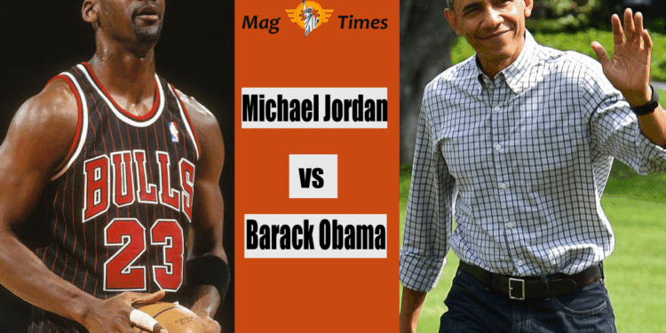 Michael Jordan and Barack Obama