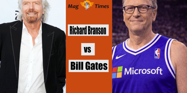Richard Branson and Bill Gates
