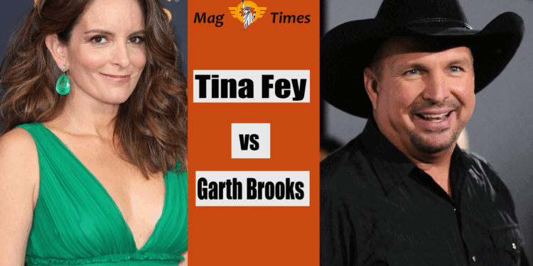 Tina Fey and Garth Brooks