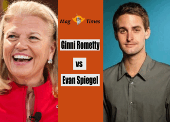 Ginni Rometty and Evan Spiegel