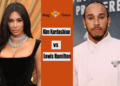 Kim Kardashian and Lewis Hamilton