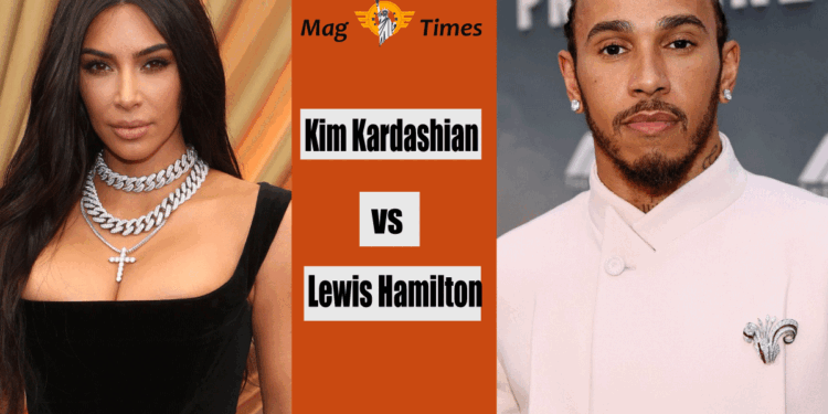 Kim Kardashian and Lewis Hamilton