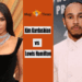 Kim Kardashian and Lewis Hamilton