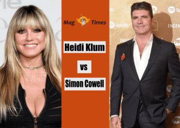 Heidi Klum and Simon Cowell
