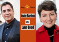 Javier Bardem and Lynn Good