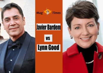 Javier Bardem and Lynn Good