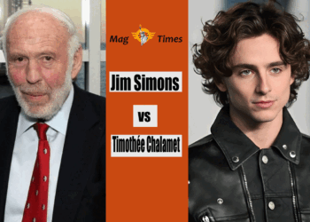 Jim Simons and Timothée Chalamet