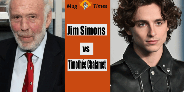 Jim Simons and Timothée Chalamet