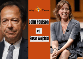 John Paulson and Susan Wojcicki