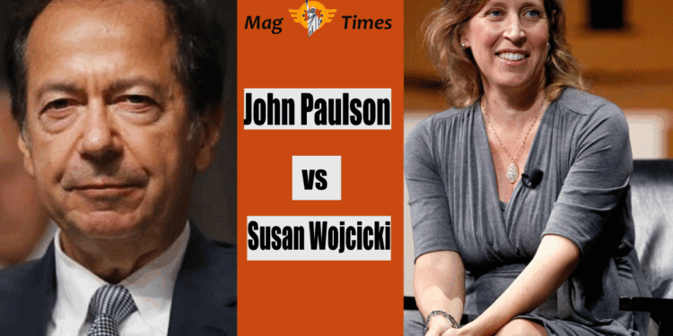 John Paulson and Susan Wojcicki