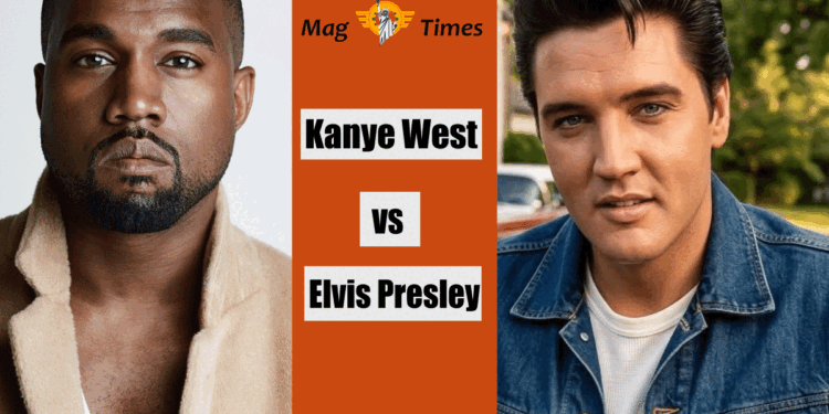 Kanye West and Elvis Presley