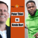 Peter Thiel and Kevin Hart