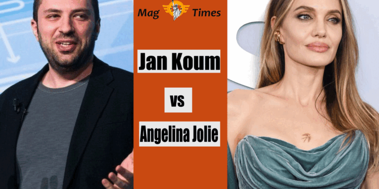 Jan Koum and Angelina Jolie