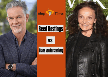 Reed Hastings and Diane von Furstenberg