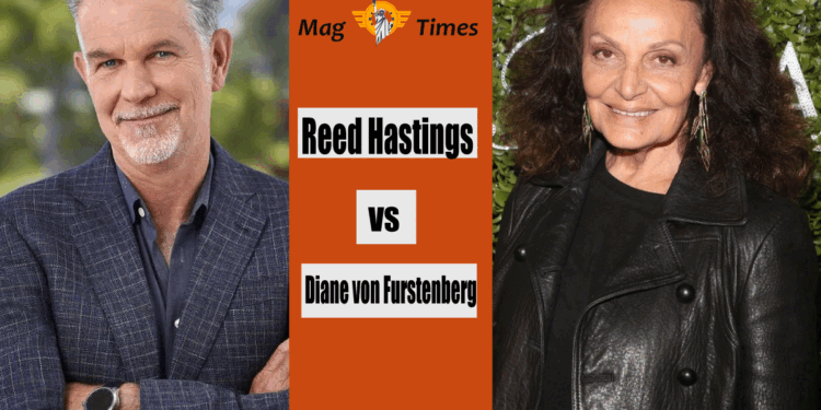 Reed Hastings and Diane von Furstenberg