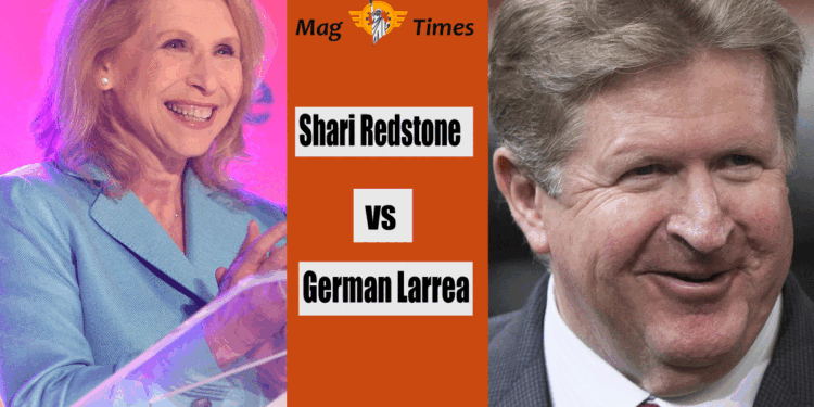 Shari Redstone and German Larrea