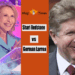 Shari Redstone and German Larrea