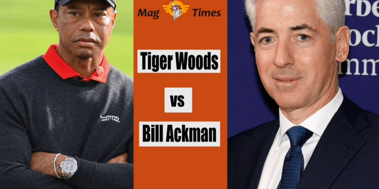 Tiger Woods and Bill Ackman