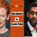Tilda Swinton and Sundar Pichai