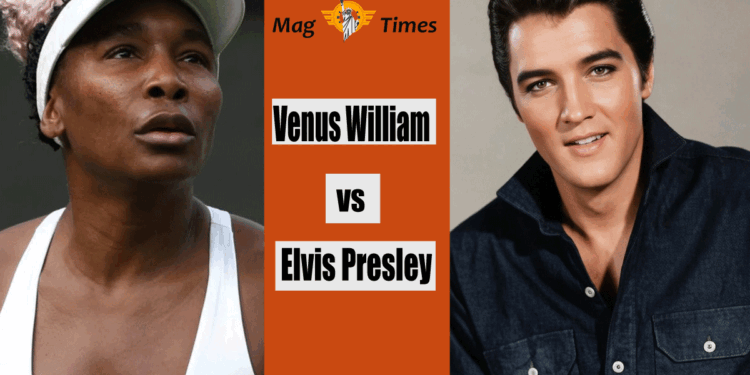 Venus William and Elvis Presley