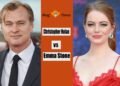 Christopher Nolan and Emma Stone
