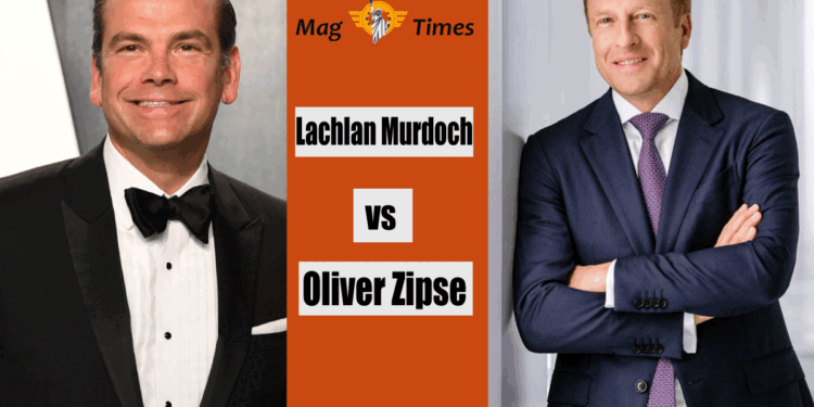 Lachlan Murdoch and Oliver Zipse
