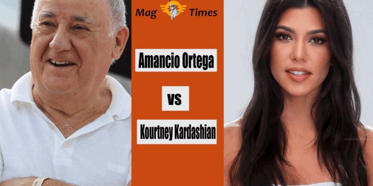 Amancio Ortega and Kourtney Kardashian
