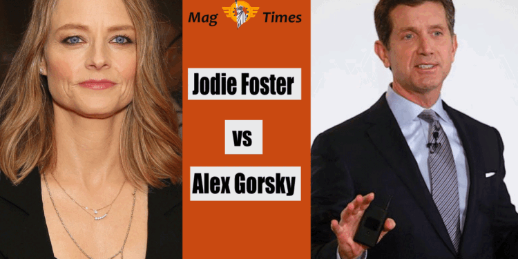 Jodie Foster and Alex Gorsky