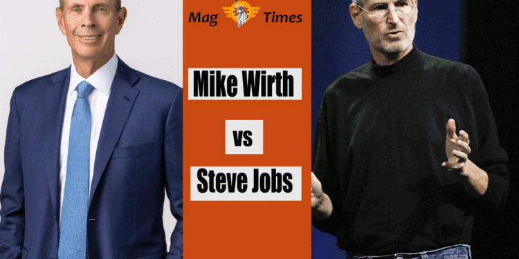 Mike Wirth and Steve Jobs