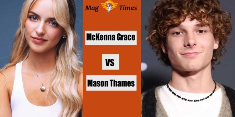 McKenna Grace and Mason Thames