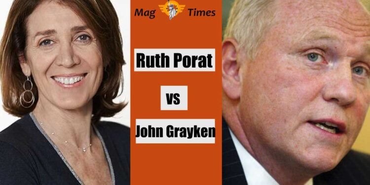 Ruth Porat and John Grayken