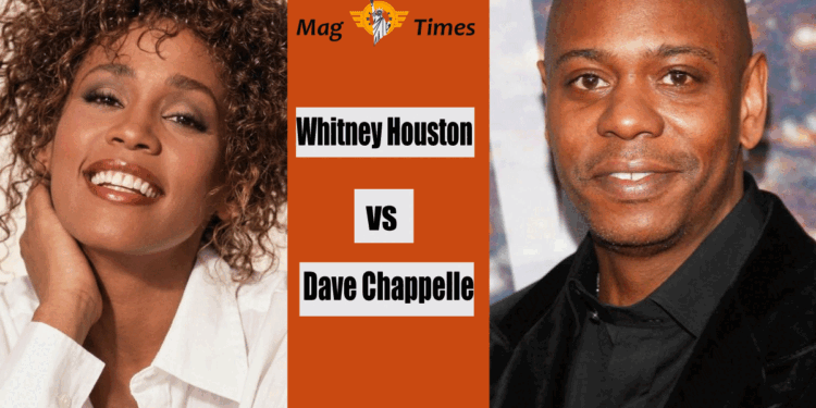 Whitney Houston and Dave Chappelle